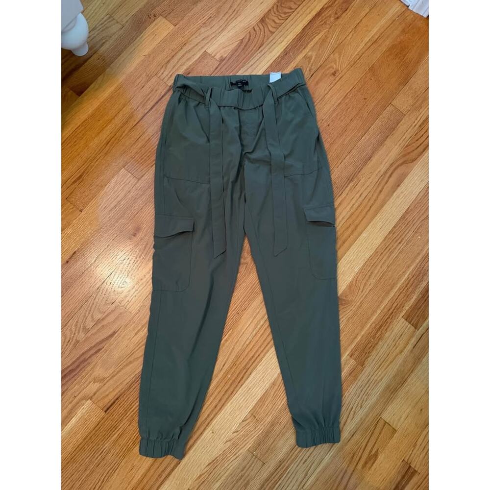 Green cargo banana republic joggers xs